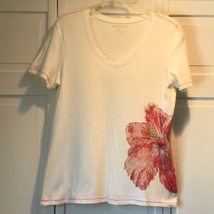 EDDIE BAUER Floral Graphic Tee